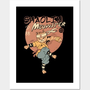 Shaolin Meowster Posters and Art